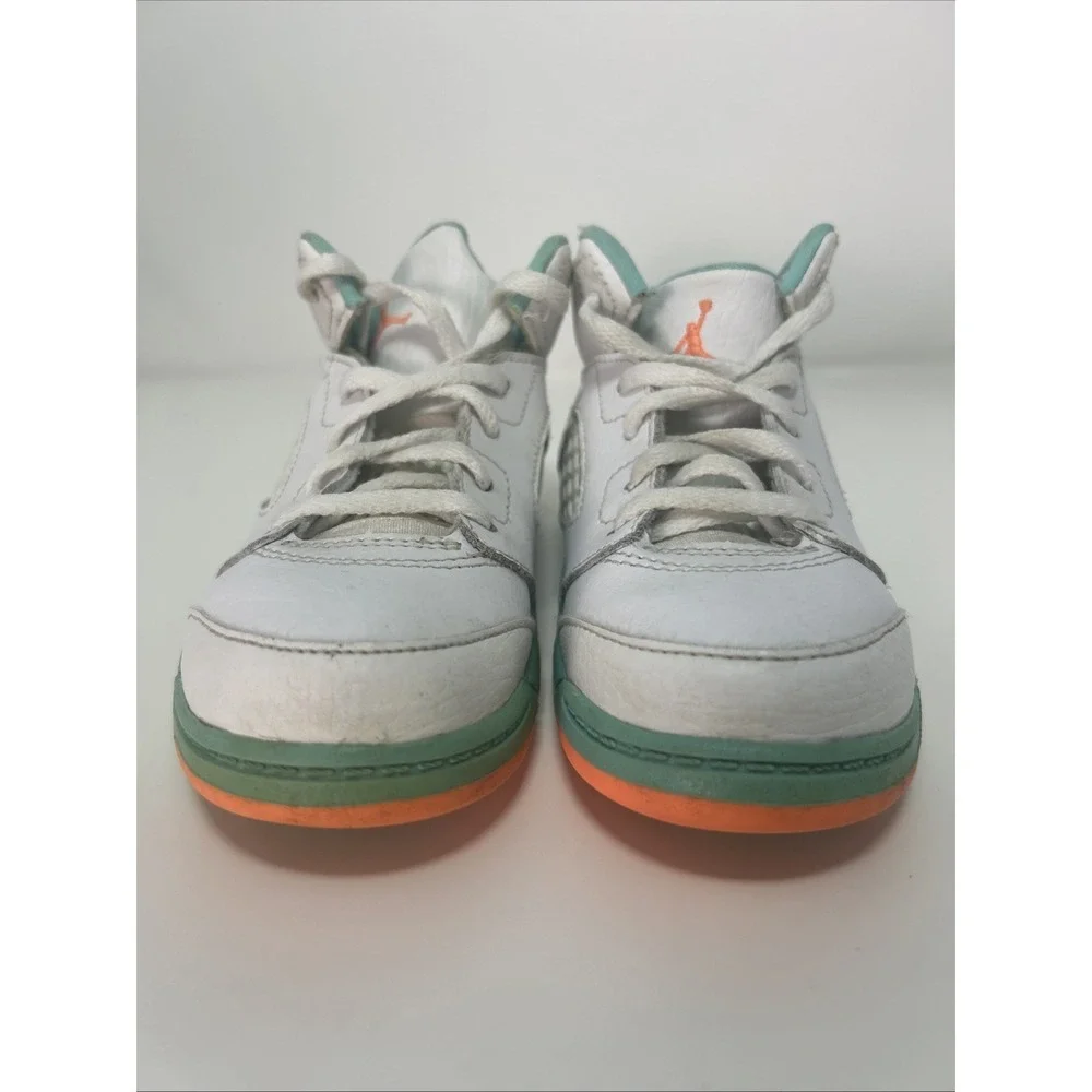 Nike Air Jordan Retro 5 (TD) 'White Light' Sneakers Toddler Size 10C‎ 725172-100
